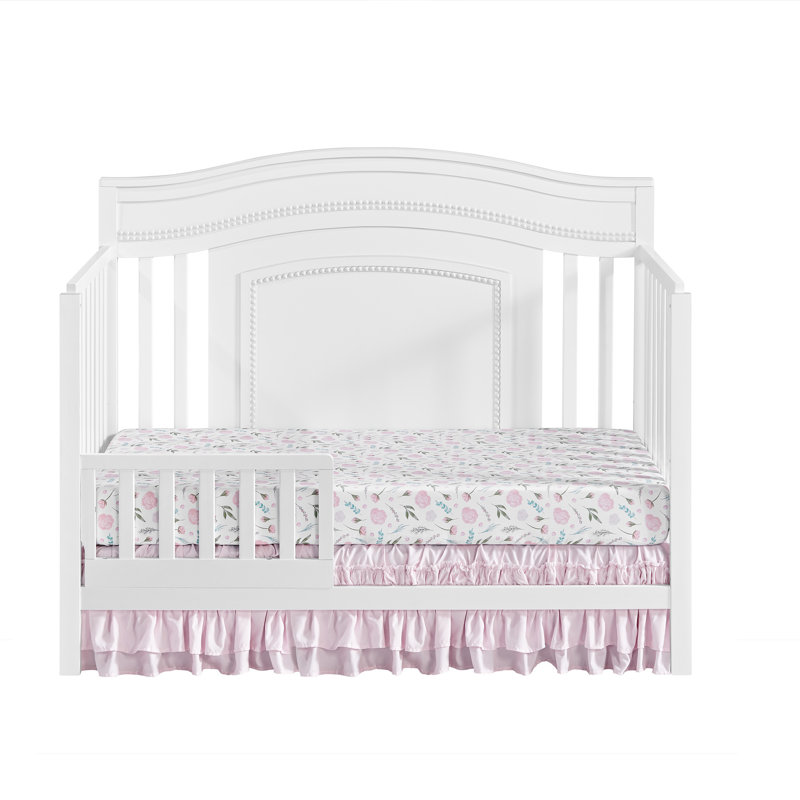 OxfordBaby 4 in 1 Convertible Baby Crib, Greenguard Gold Certified